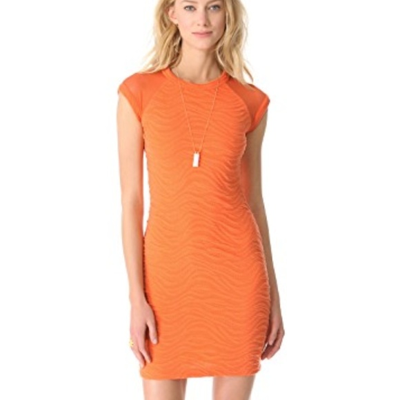 Cut25 by Yigal Azrouel Dresses & Skirts - Cut 25 by yigal azrouel orange Dress Sz. Medium